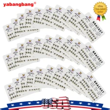 Orthodontic Dental Brackets Braces Mini Standard Roth MBT.022 Hooks /Arch Wires