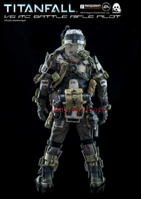 threezero TITANFALL バトルパイロット フィギュア 1/6 Threezero Titanfall Imc Battle Rifle Pilot 1/6 Action Figure