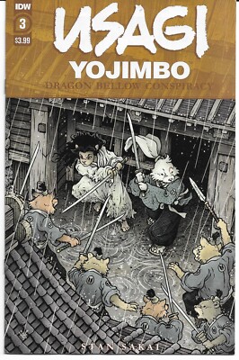 USAGI YOJIMBO: The Dragon Bellow Conspiracy #3 (August 2021) IDW Series