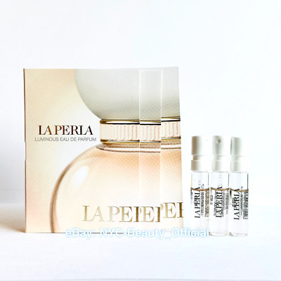 3 x La Perla Luminous Eau De Parfum EDP Spray Sample 1.5 ml each
