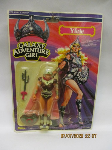 Galaxy Adventure Girl - Yfele 1985 confezione originale in blister