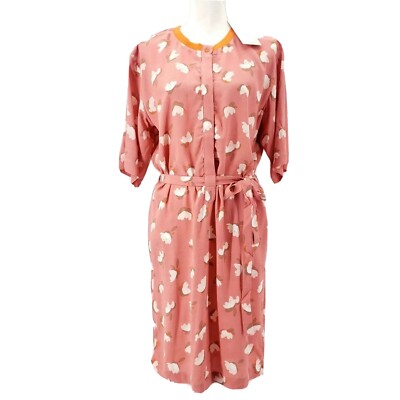NUMPH Pink Floral Colorful Spring Summer Dress XS S M