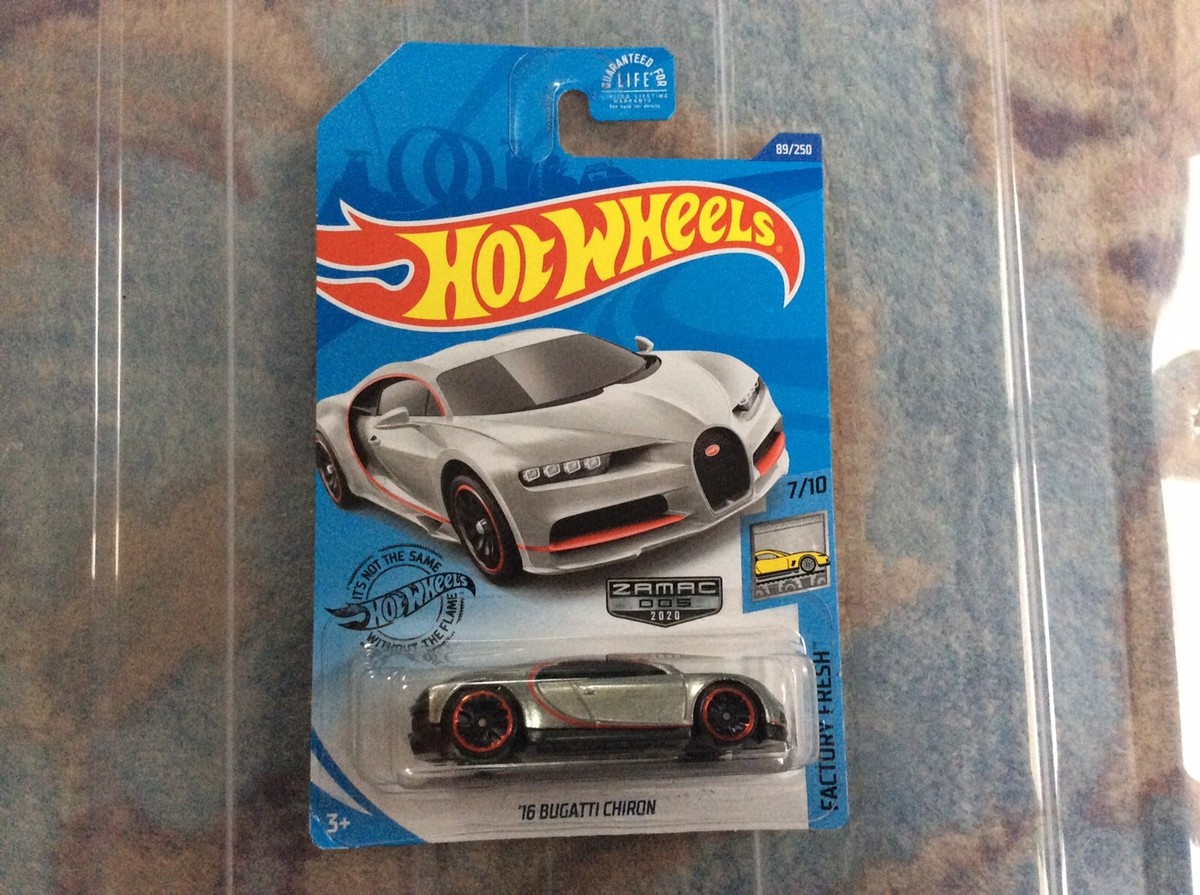Hot Wheels '16 Bugatti Chiron Zamac Exclusive 89/250 2020 In