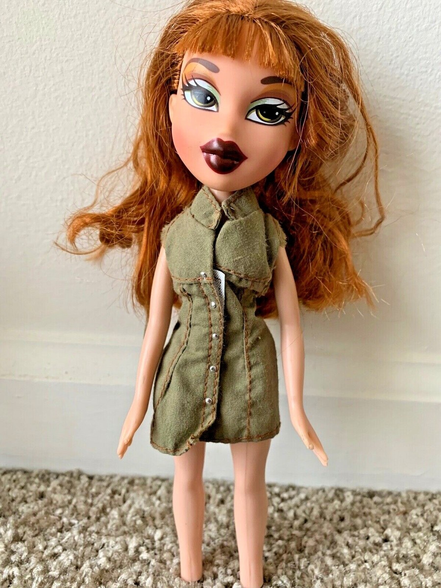 Bratz 2002 Xpress It Meygan Doll Original Dress Orange Hair NO