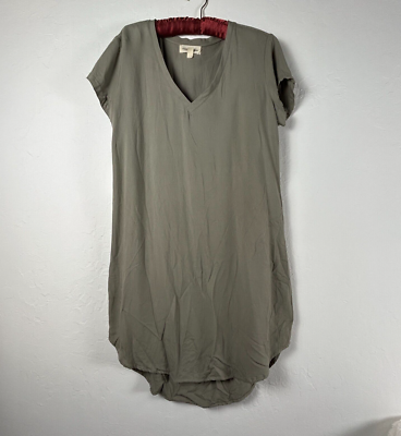 sage t shirt dress Women's Made The Right Call Sage Green Collared Midi T-Shirt Dress | Size: L