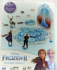 Disney Frozen II Snowflake Journey Board Game w/ Spinner NEW