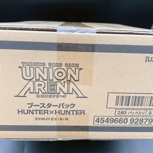 UNION ARENA Booster Pack HUNTER × HUNTER UA03BT Sealed Case 16 Boxes Japan New - Picture 5 of 7