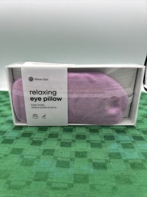 Alieva Spa Relaxing Eye Pillow Heat & Cold Therapy Lavender Aroma Microwavable