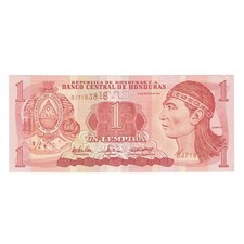 [#143385] Biljet, Honduras, 1 Lempira, 2004, 2004-08-26, KM:84d, SPL