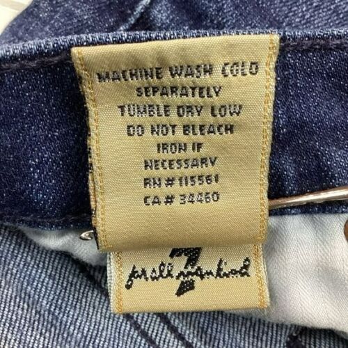 7 For All Mankind DOJO Flare Leg Jeans Blue 25 - Picture 12 of 15