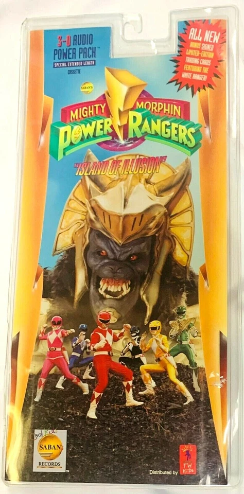 Mighty Morphin Power Rangers: Island Of I'llusion 3D Audio & Power Pack Cassette - Image 2 of 4