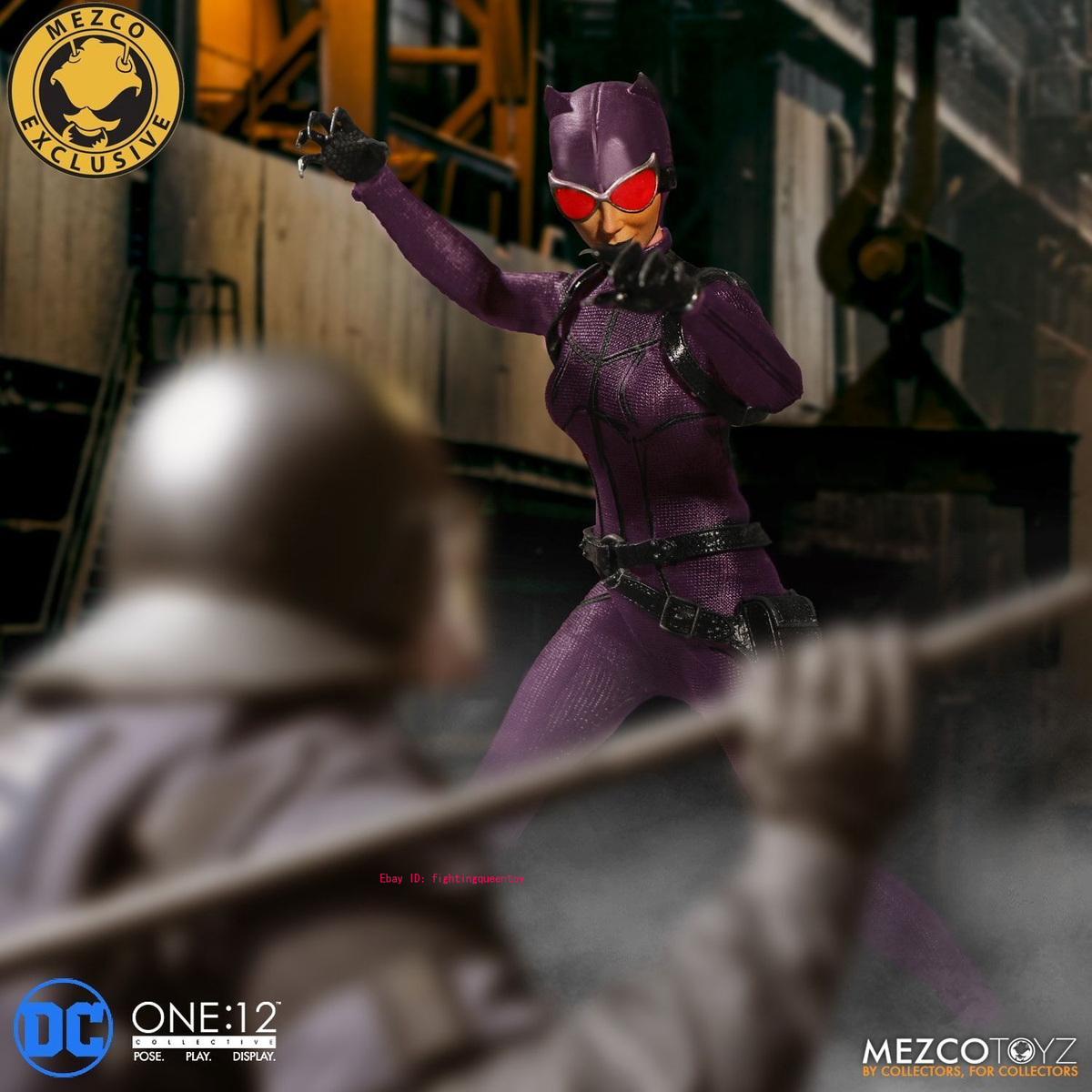 Mezco Catwoman Limited Purple Color Version 1/12 Scale Action