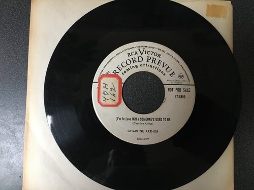 RARE PROMO 45 Charline Arthur Leave My Man Alone/ Someone's Used To Be RCA VG - Picture 2 of 4