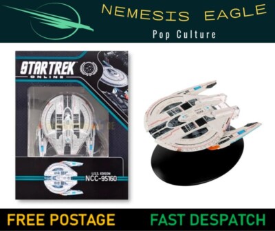 STAR TREK ONLINE SCHIFFE SAMMLUNG EAGLEMOSS USA EDISON NCC-95160 SELTEN