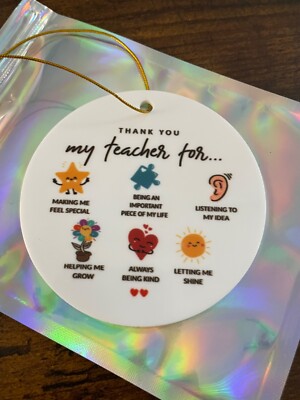 Danke Lehrer Wandrelief Bedeutung Ende der Laufzeit Geschenktüte Baumhänger freundliches Geschenk