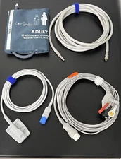 Philips Accessories Kit Bundle - Cuff, Hose, SpO2, ECG - Same Day Shipping - USA