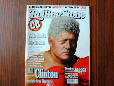 Rolling Stone 12/1998  Bill Clinton-Mick Jagger-Nick Cave-Cake-Alanis Morissette