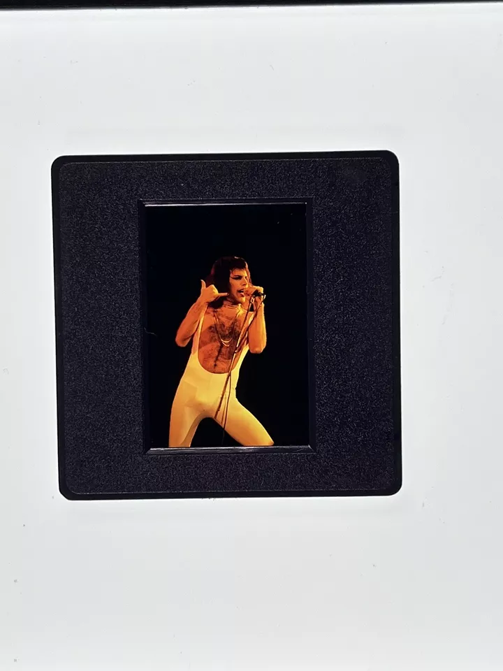 Queen Freddie Mercury Photo Transparency Original London Features Circa 1970s - Image 2 of 4