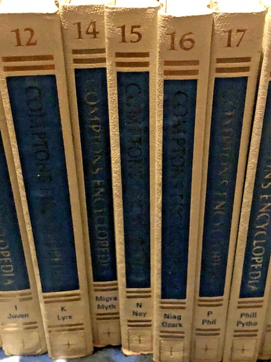 新品超レアCOMPTON'SENCYCLOPEDIA 1976 Edition Vintage Compton's Pictured Encyclopedia Complete Set Of 15