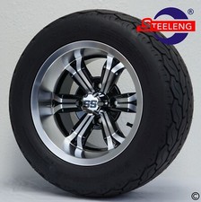 Golf Cart 12 Transformer Wheelsrims And 20x10-12 Gecko Turfstreet Tires