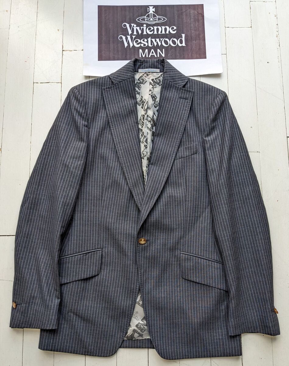 VIVIENNE WESTWOOD SUIT - 38 Jacket / 34 Waist - Pinstripe VIVIENNE WESTWOOD SUIT - 38 Jacket / 34 Waist - Pinstripe