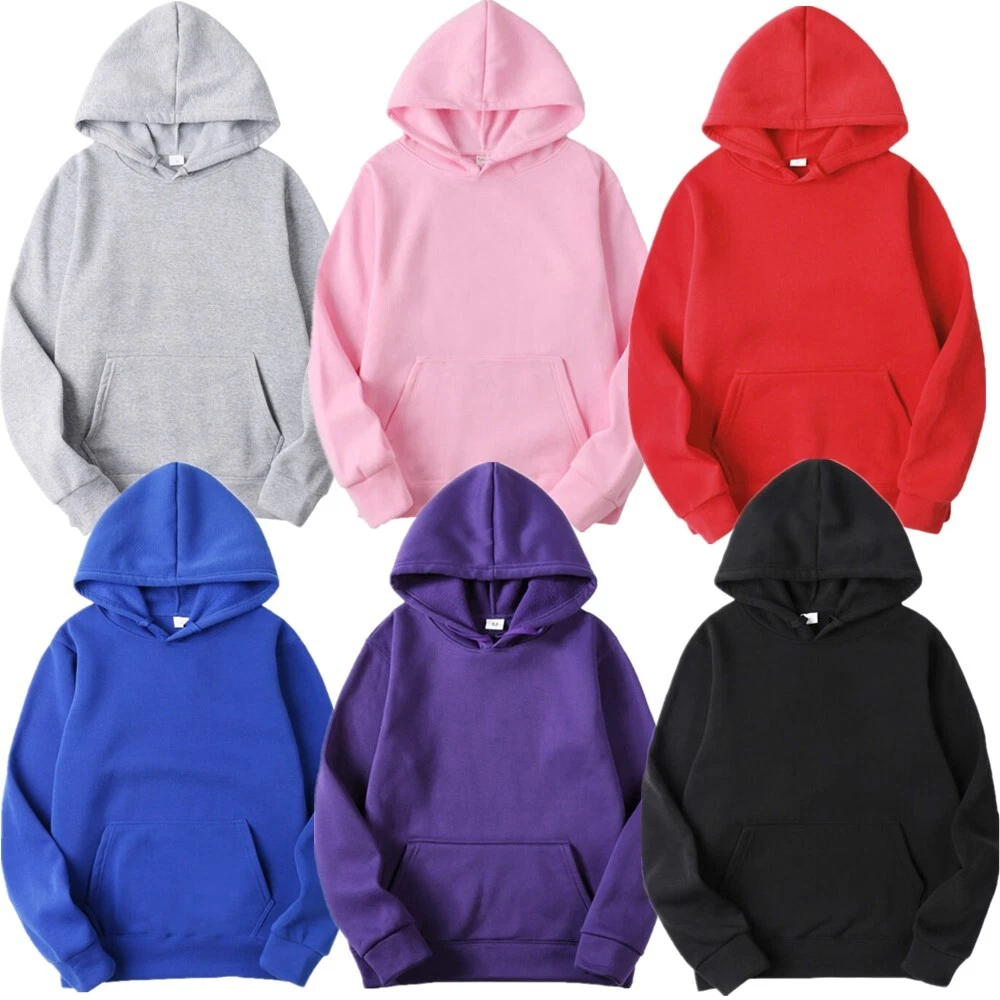 Plain pullover shop hoodies womens