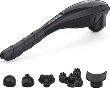 Rechargeable Handheld Back Massager, Cordless Electric Neck Massage Tool for Sho
