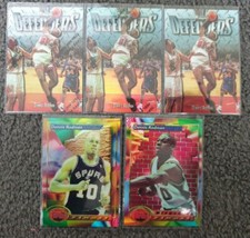 2006 07 Topps finest Dennis Rodman refractor defenders embossed lot