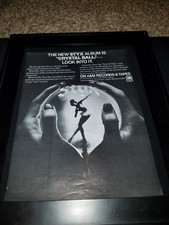 Styx Crystal Ball Rare Original Promo Poster Ad Framed!