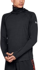 Under Armour Men's UA Microthread Swyft Facemask Hoodie, Sm, Black