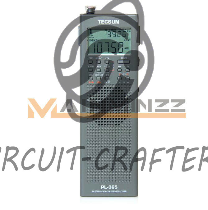1PCS New Tecsun PL-365 Full-band Digital Demodulation DSP/SSB