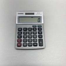 Casio MS-80TV Desktop Calculator Solar Powered w/ Currency Exchange Buttons