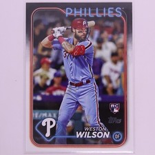 2024 Topps Series 2 Baseball MLB Weston Wilson RC #658 Phillies