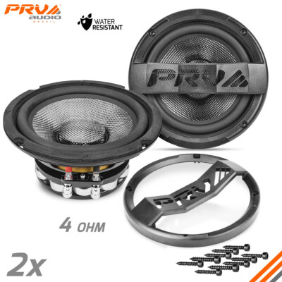 2x PRV 6MR500CF-NDY-4 Carbon Fiber 6.5