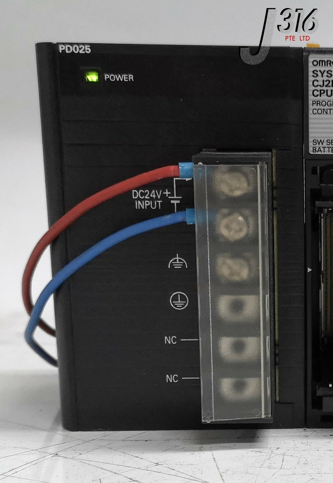 25399 OMRON POWER SUPPLY UNIT SOURCE: 24VDC 50W, PD025 CJ1W-PD025