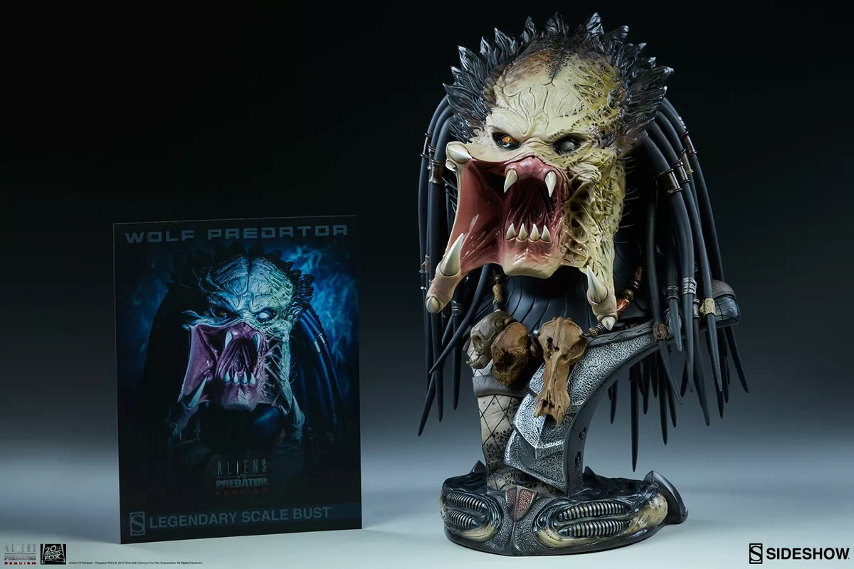 Sideshow Collectibles AVP:R - Wolf Predator Legendary 1/2 Scale Bust - 198/750