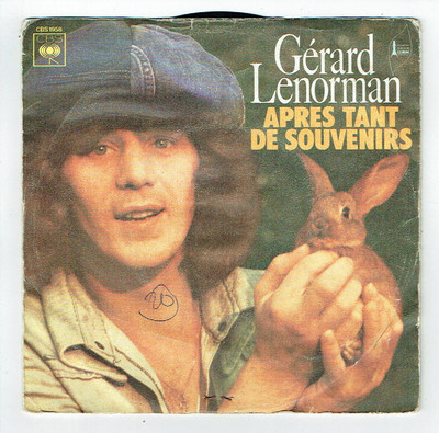 Gérard LENORMAN Vinyl 45T NACH SO VIELEN SOUVENIRS - DER MAGIER Hase CBS 1958