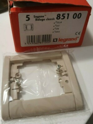 Plaque Enjoliveur Legrand SAGANE Beluga - Modèle Simple - Neuf En Emballage D'origine