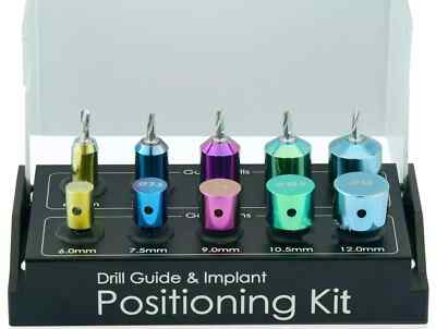 Dental Drill Guide and Implant Positioning Kit Titanium Guided Surgery Set Pins