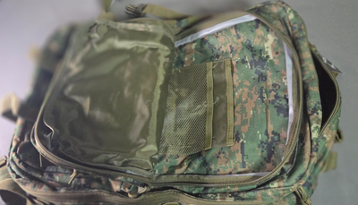 SPAHER Zaino Militare, Nero Zaino Tattico 40L di Grande Capacità Imper