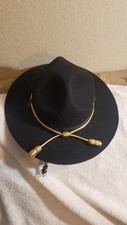 STRATTON SELF FORMING HAT - SIZE 6-3/4 - VINTAGE STATE TROOPER-BLUE W/CHIN STRAP