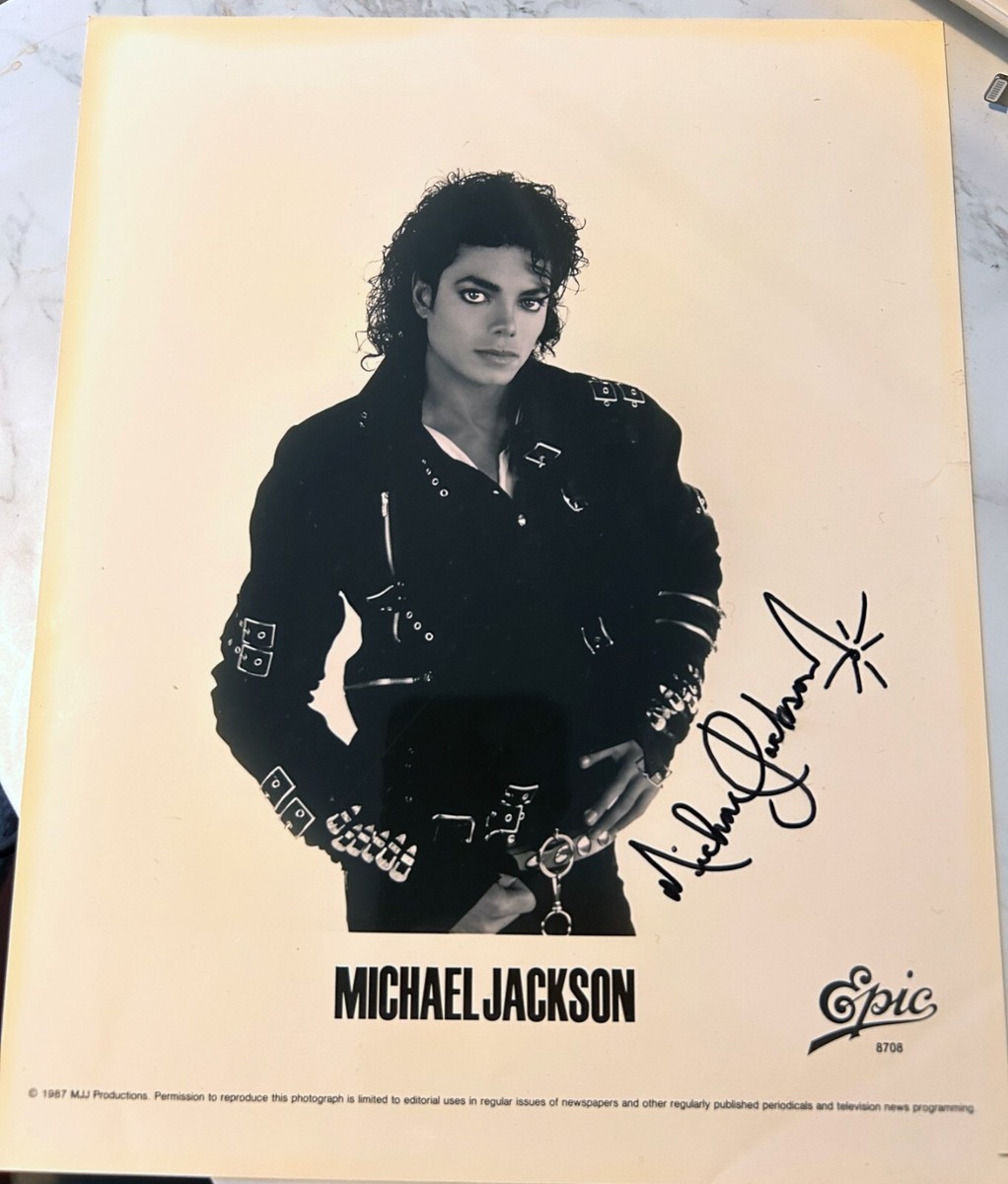Authentic Hand-Signed Photograph Michael Jackson | eBay UK