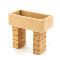 Dolls House Miniature Wood Belfast Sink And Supports Dolls House Miniature Wood Belfast Sink And Supports