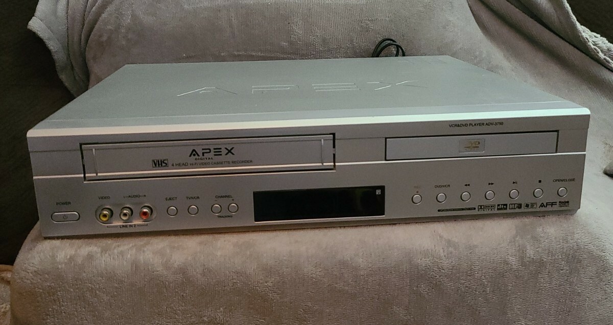 Apex ADV-3750 DVD VCR Combo Tested Works | eBay