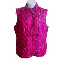 Spanner Size Medium Two Tone Pink Zip Front Vest