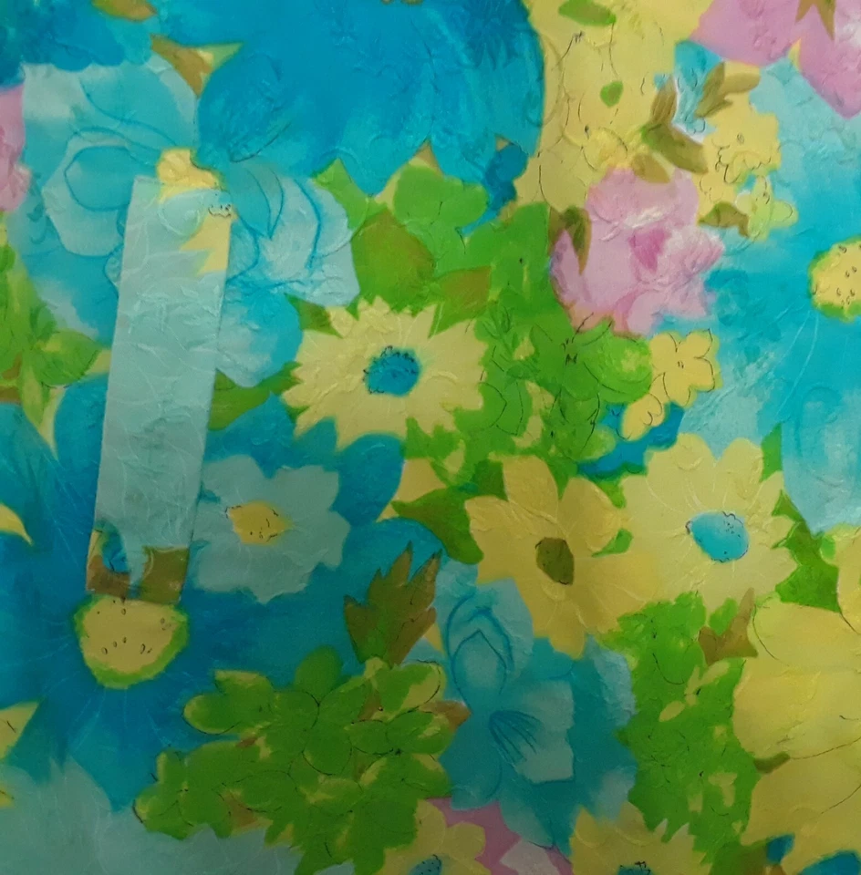 Tori Richard for Norma Maier's fits L vintage floral Hawaiian Textured Dress - Image 3 of 4