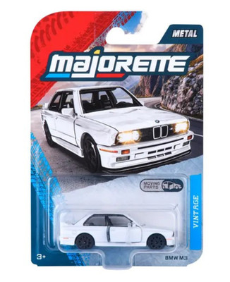 Majorette - BMW M3 Typ E30 - Weiß - Vintage Premium Cars 2026 - Moving Parts