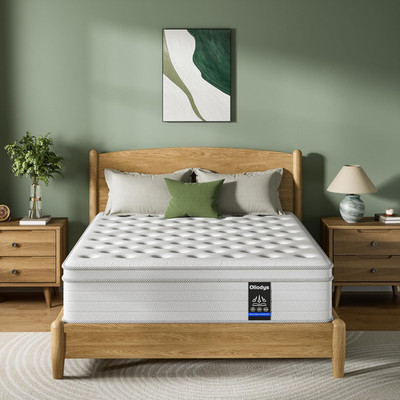 King Mattress, 12 Inch Hybrid Matress with Memory Foam & Individual Pocket Sprin