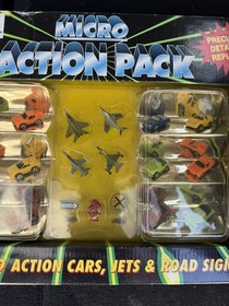 VTG FunRise 10030 Micro Action Pack Vehicles & Jets (Pack of 19) Micro Machines