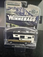 🔥 Greenlight 1990 Dodge D-250 With Winnebago Slide-in Camper Hobby Exclusive 🔥